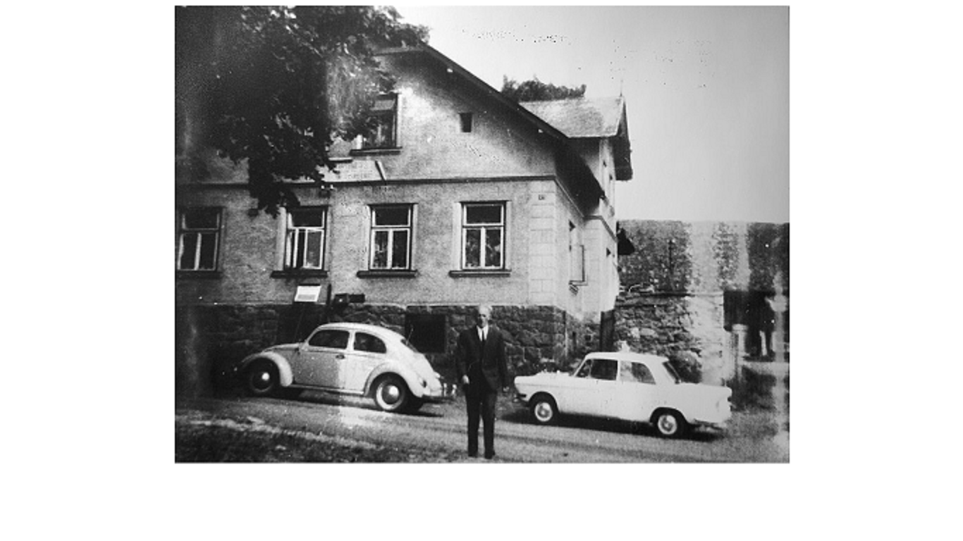 Bezvěrov - Ostrov hostinec 1968 Johann Pechtl