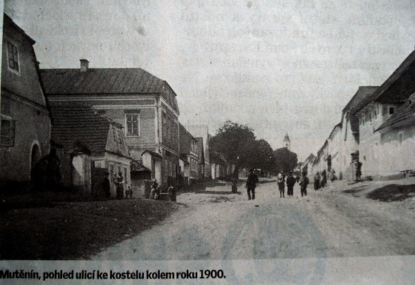 Pohled na náves 1900